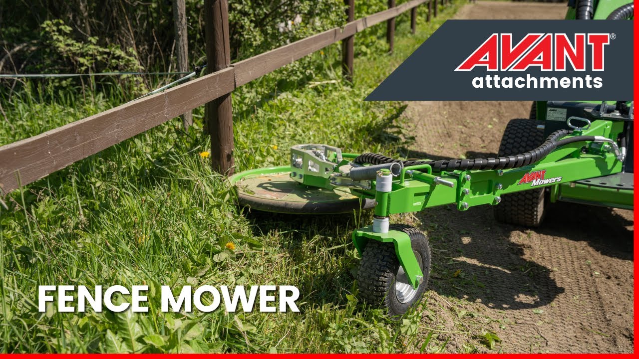 Avant - Avant attachments: Fence mower