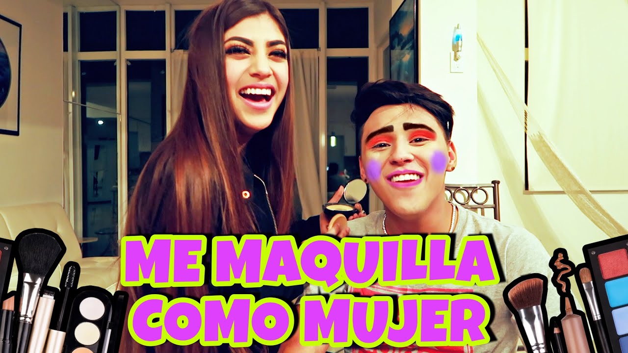 Andrea Zuñiga me maquilla como mujer | Soy Fredy