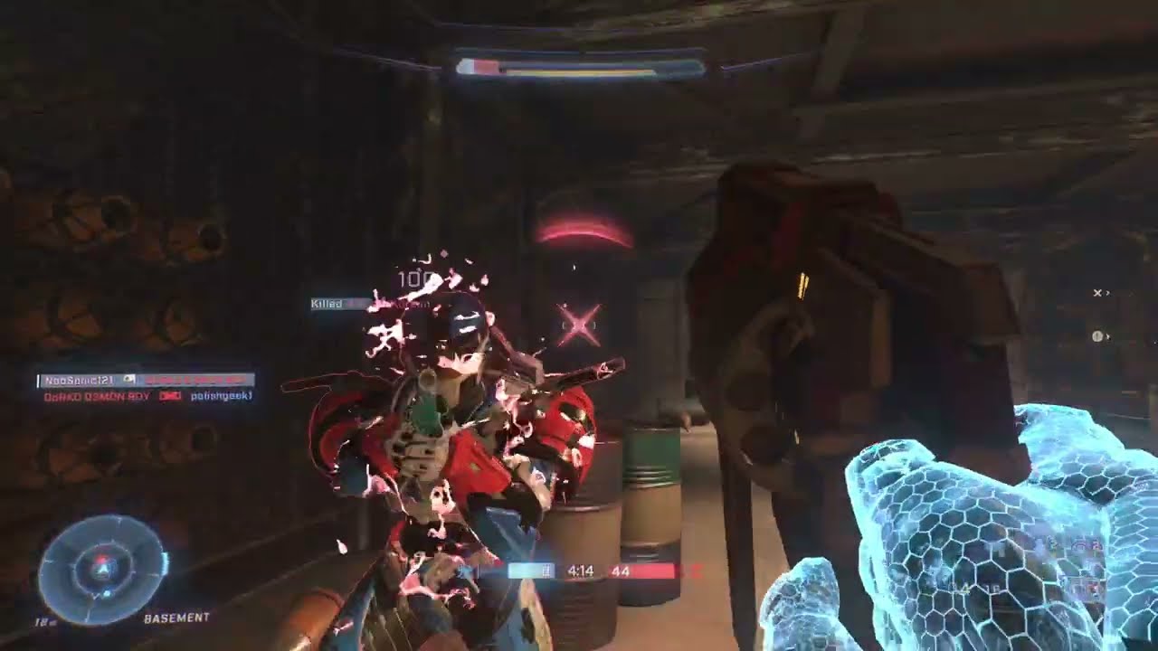 Halo Infinite: Mangler Grenade Triple Kill Bunker Assault - High Ground
