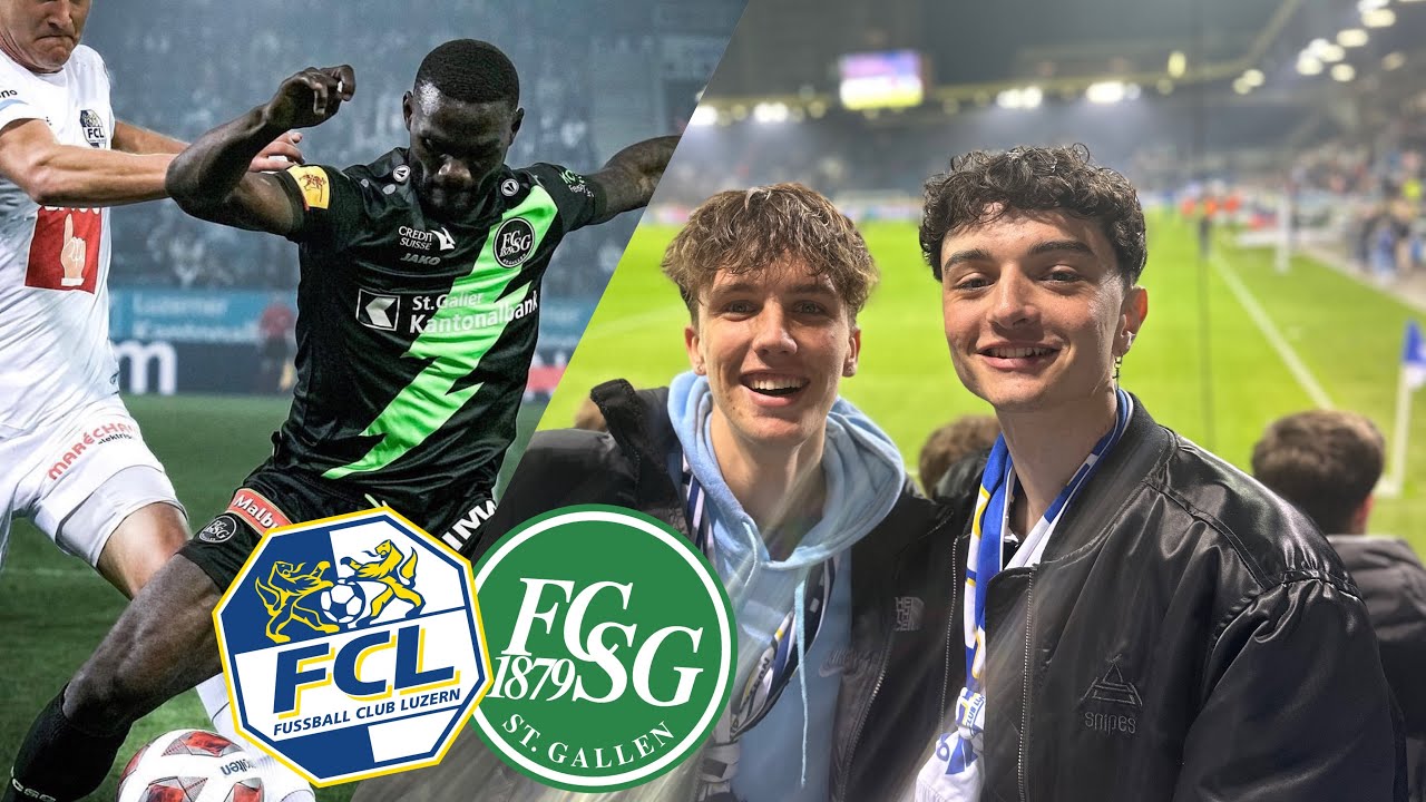 FC Luzern vs FC ST. Gallen - CSSL Stadionvlog | St.Gallen fans randalieren in Luzern☠️😳