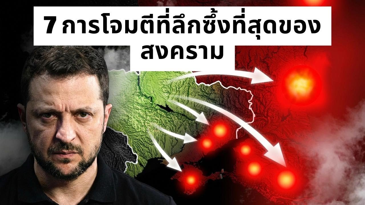 7 ครั้งที่ยูเครนล้วงลึกถึงหลังบ้านปูติน