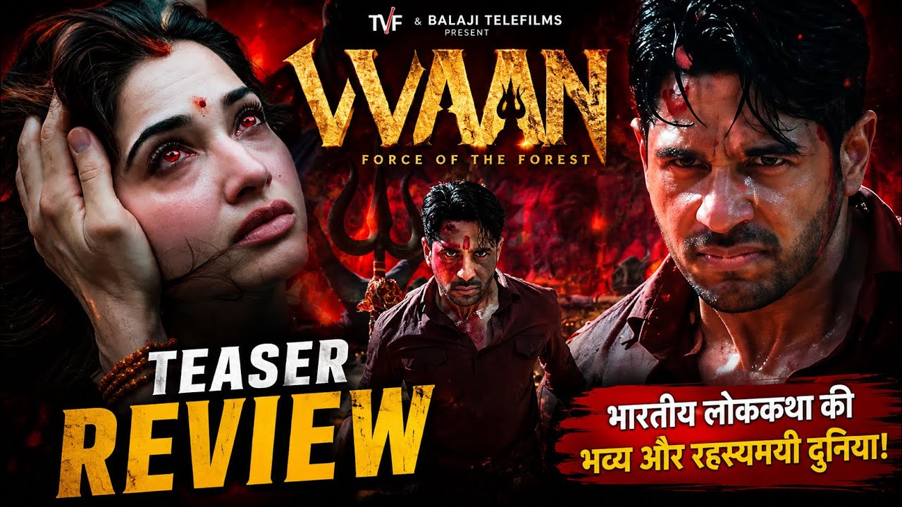 The VVAAN Teaser Trailer, Sidharth Malhotra, Tamannaah Bhatia, TVF, VVAAN Movie Teaser 