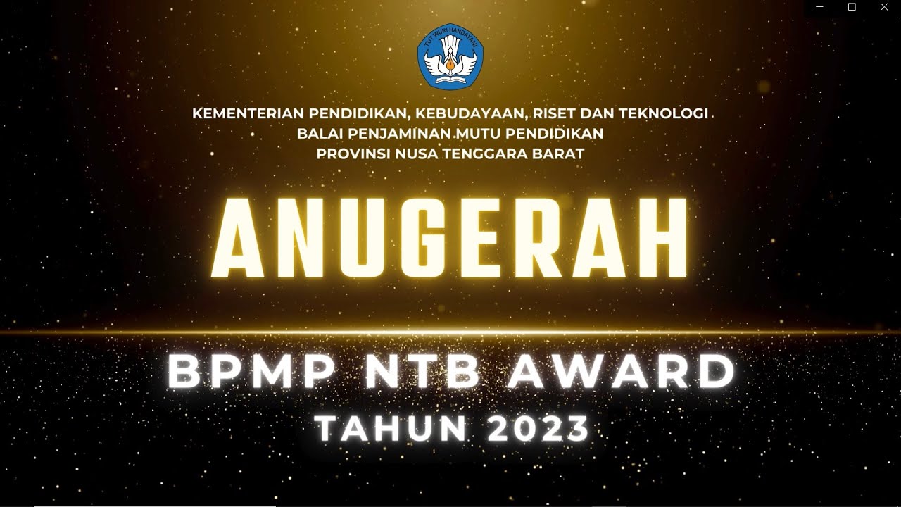 BPMP NTB Award Tahun 2023