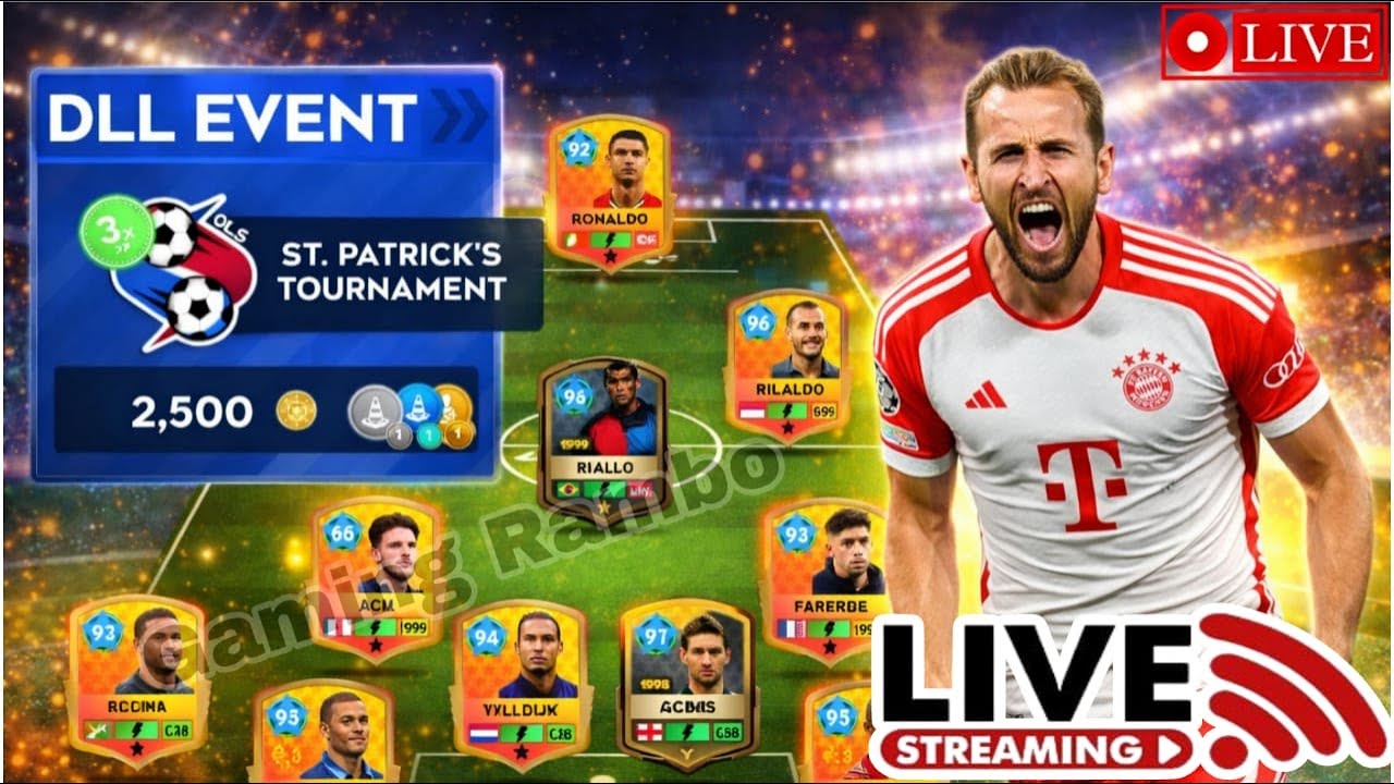 🔴LIVE DLS 26 🔥 DLL EVENT | ST PATRICK'S TOURNAMENT GAMEPLAY 😱