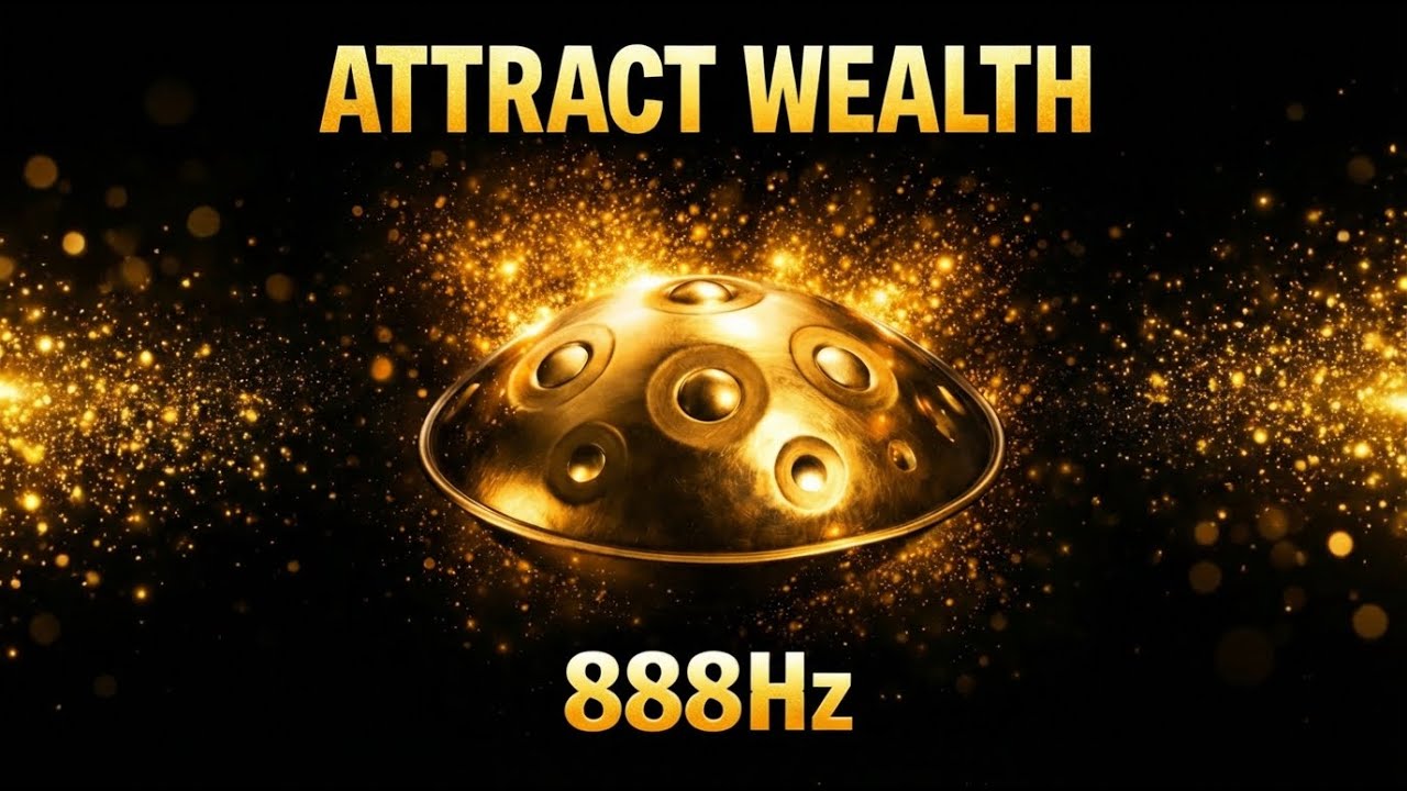 Attract Infinite Wealth & Abundance | 888Hz Handpan Money Magnet 💰