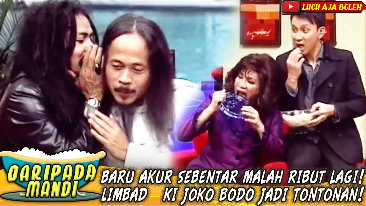 AKUR SEBENTAR MALAH RIBUT LAGI! LIMBAD & KI JOKO BODO JADI TONTONAN VINCENT! - DARIPADA MANDI