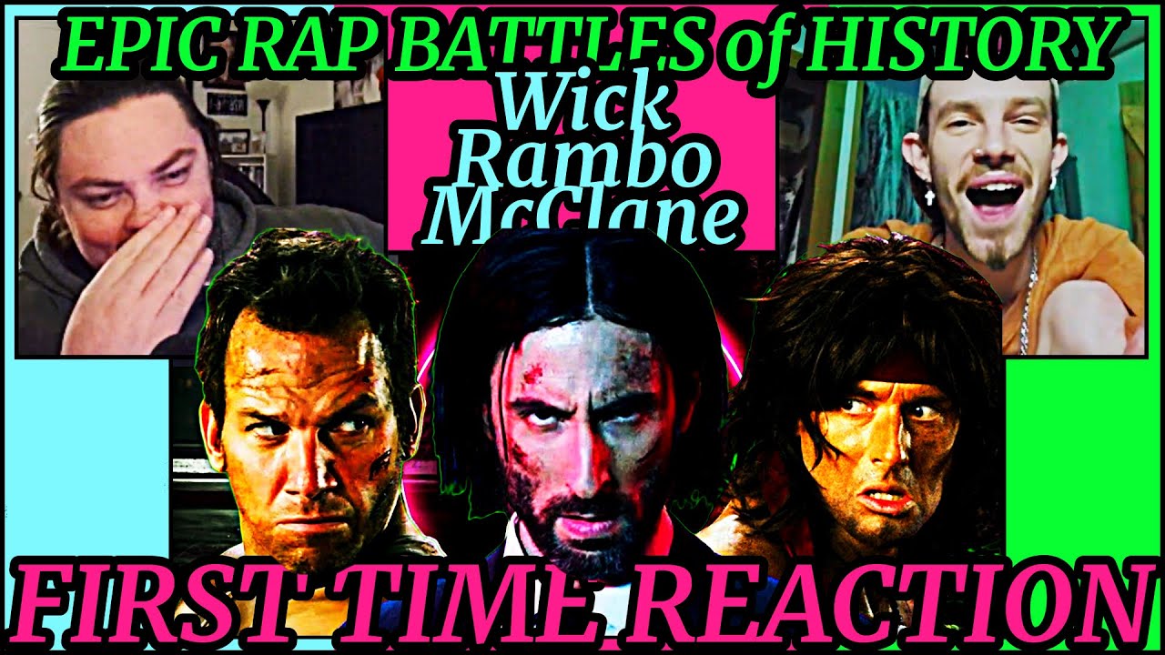 EPIC RAP BATTLES Goes Harder Than Expected || Wick vs Rambo vs McClane FIRST TIME REACTION