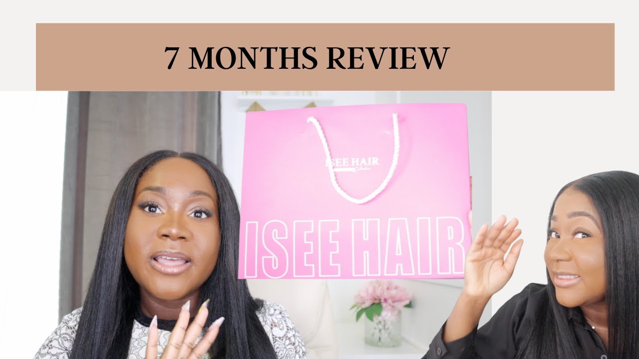 Final Review 7 months later *ISEE Hair Kinky Straight Wig 9x6 closure 24 inches