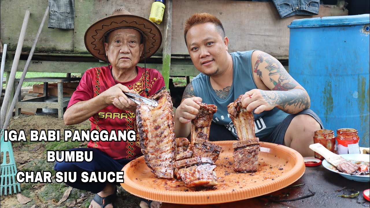 RESEPI IGA BABI PANGGANG Bumbu Char Siu Sauce // Bapa Bilang Banyak Sedap!!!..