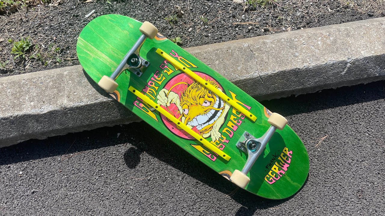 First time riding an egg shaped skateboard! (Grimple Stix - Gerwer Asphalt Animals 10.0 Twin Nose)