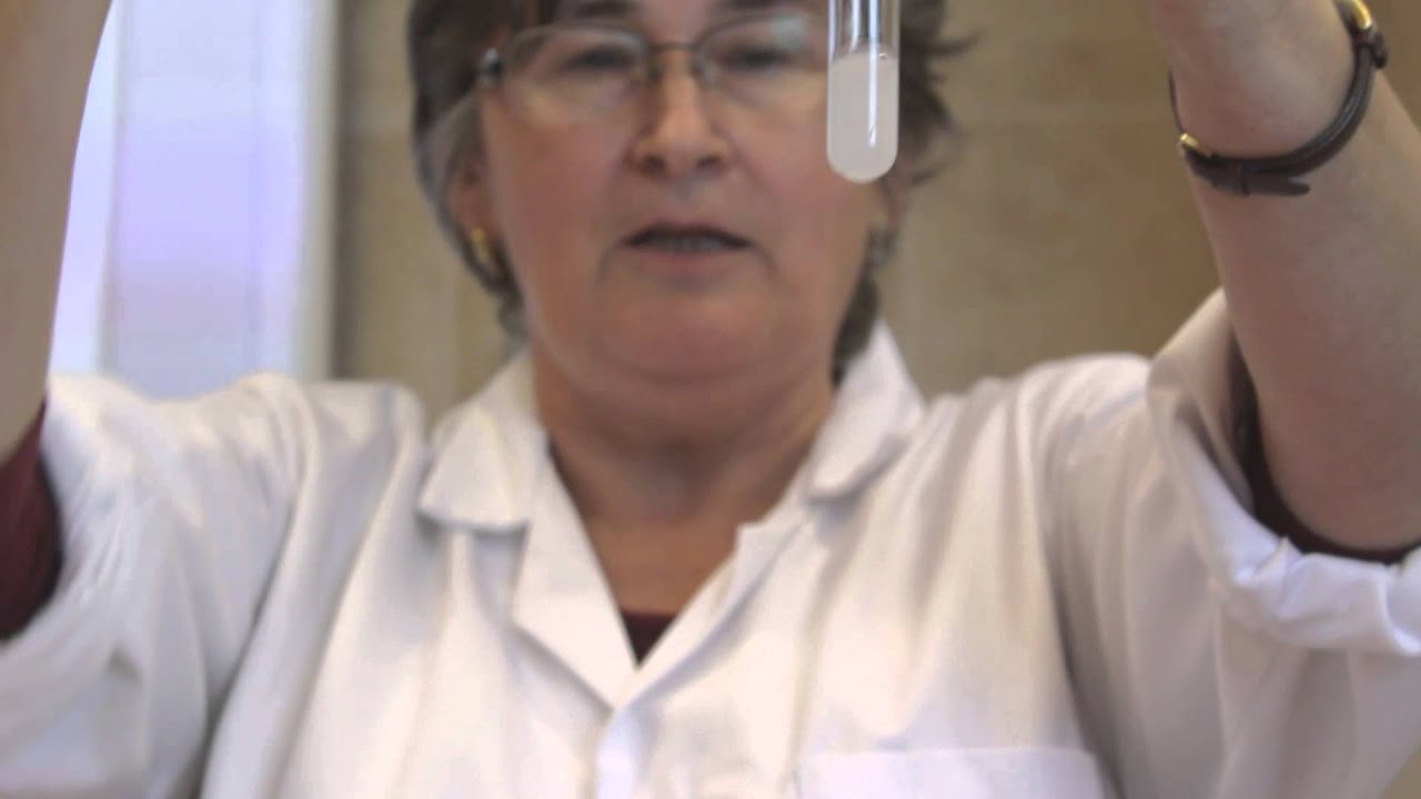 Gyergya égéstermékei, a szén-dioxid kimutatása