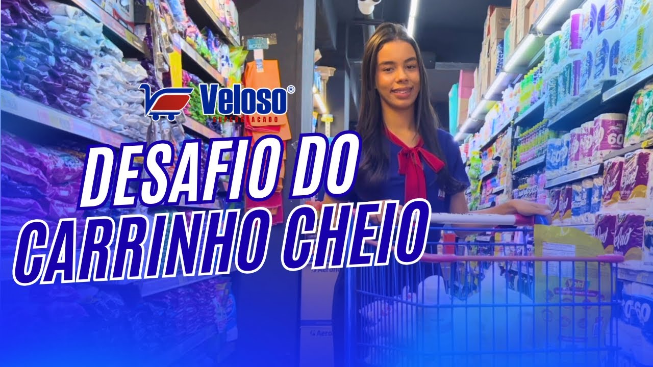 Carrinho cheio gastando s&oacute; R$100?! &Eacute; s&oacute; no Veloso Superatacado 💸🛒