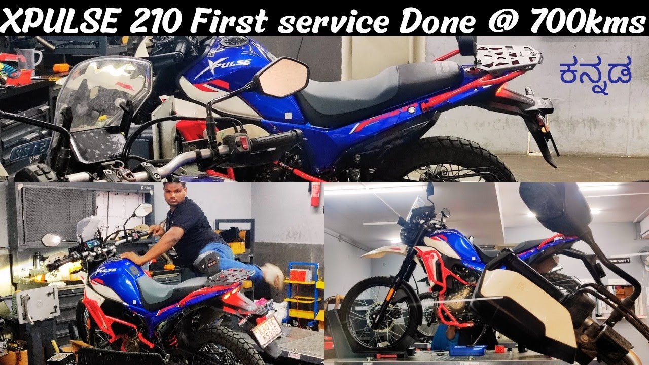 Hero XPULSE 210 First Service Cost & Complete Breakdown #hero #xpulse #xpulse210 #kannada 