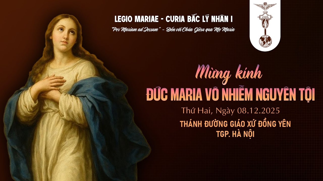 Giáo Xứ Đồng Yên | Thánh Lễ Tạ Ơn Mừng Bổn Mạng Legio Mariae Giáo hạt Lý Nhân - TGP. Hà Nội