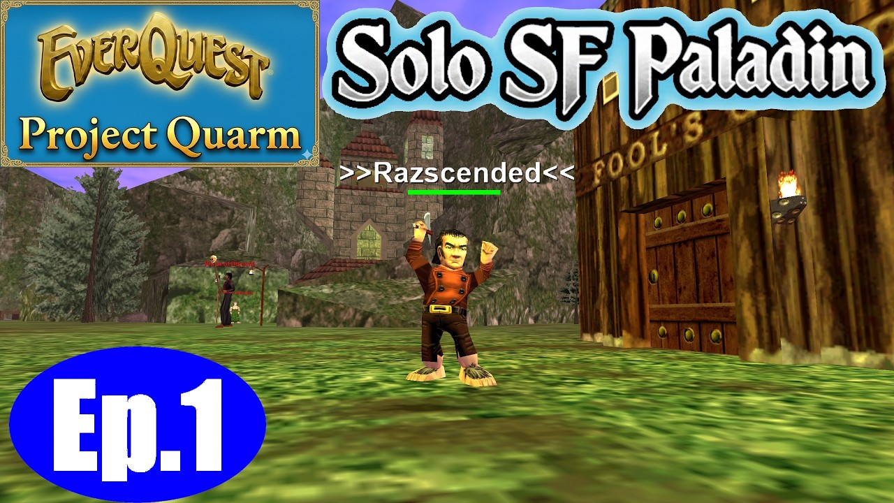 Everquest: Quarm | Solo Self Found Paladin Ep.1 | Rivervale & Misty Thicket