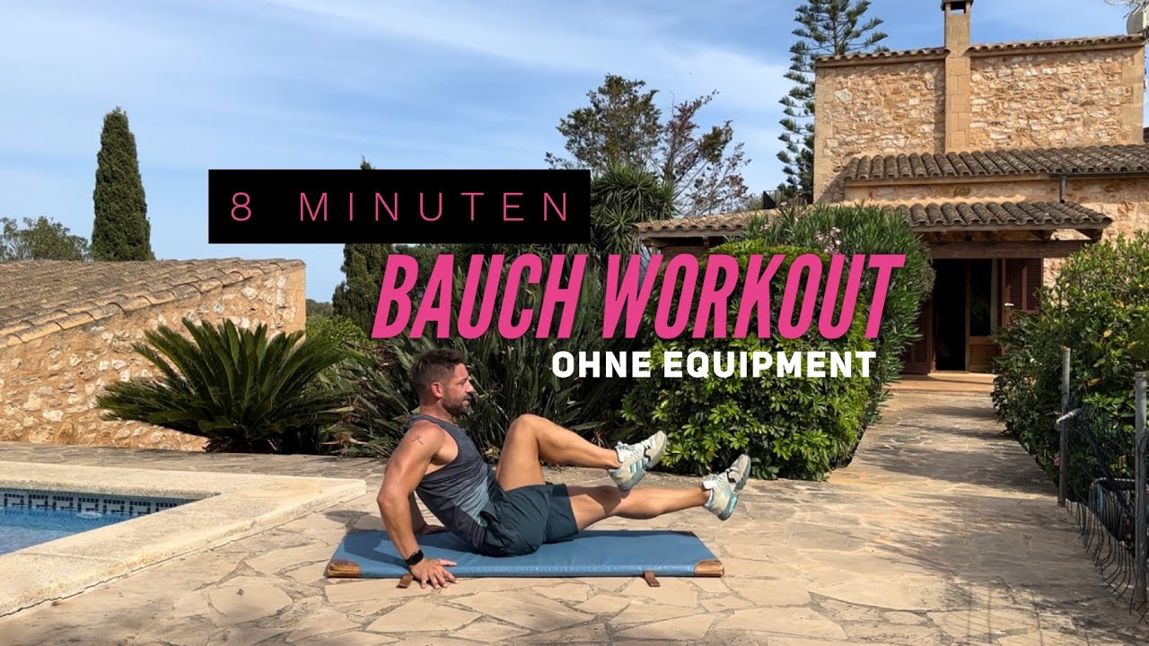 8 min Bauch Training ohne Equipment // ABS WORKOUT // SIXPACK // FIT mit Arne