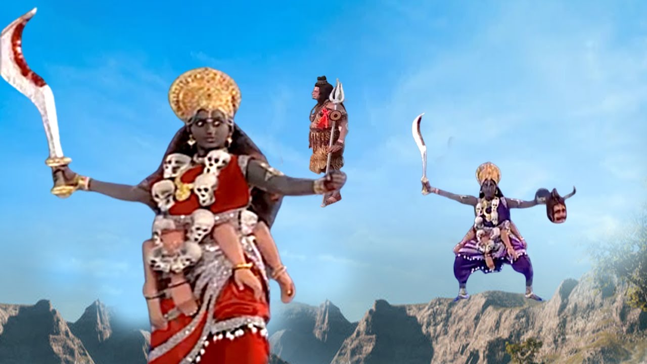 क्रोधित माँ काली को जब भोलेनाथ ने रोका @shivkatha9