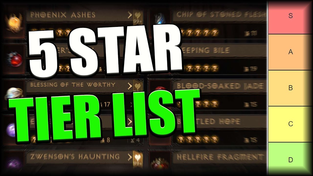 Ranking ALL 5 STAR Legendary Gems in Diablo Immortal!