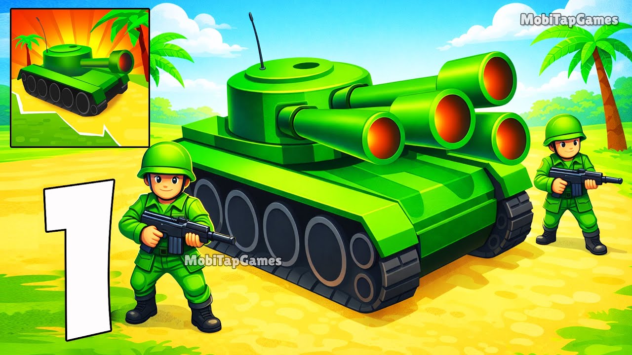 🎮 Epic Army Clash – Merge & Conquer Strategy Gameplay (iOS, Android)