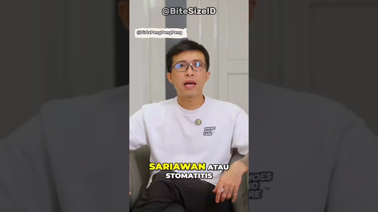 Sering sariawan? ⚡️ Kamu wajib tahu penyebab aslinya! #fakta #drtirta #kesehatan #youtubeshorts