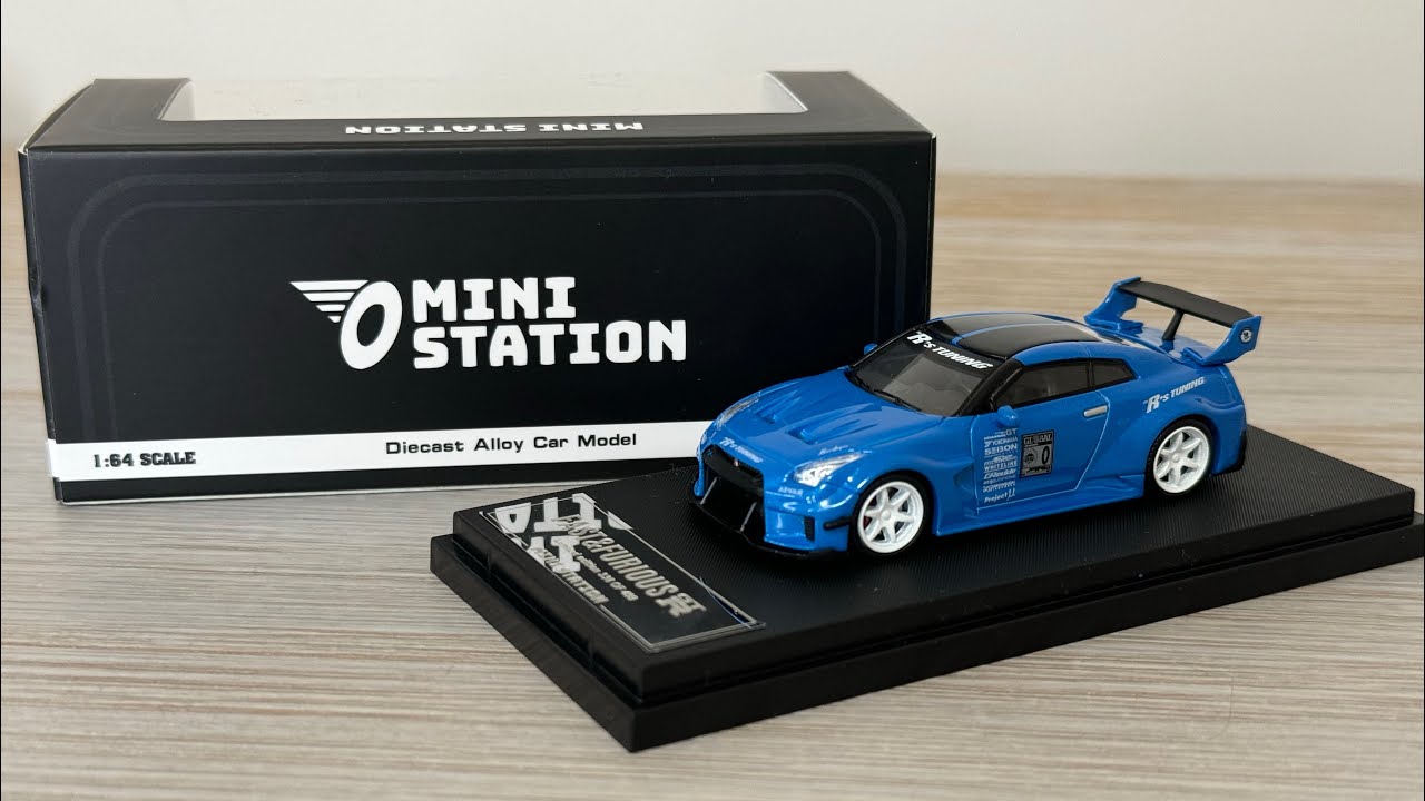 Mini Station 1:64 Fast & Furious Brian's Nissan GTR R35