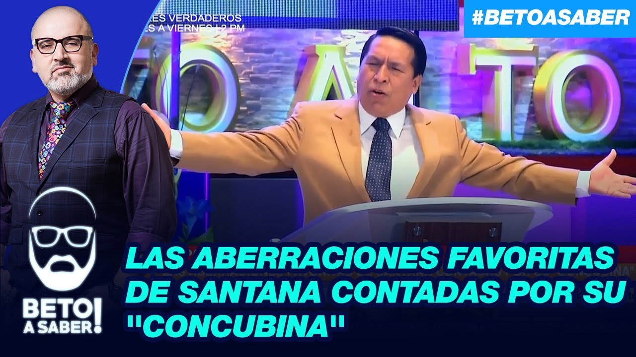 Las aberraciones favoritas de Santana contadas por su ''concubina''