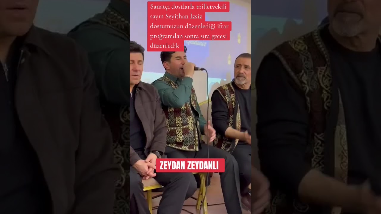 Zeydan Zeydanlı milletvekili ile sıra gecesi düzenlediler.
