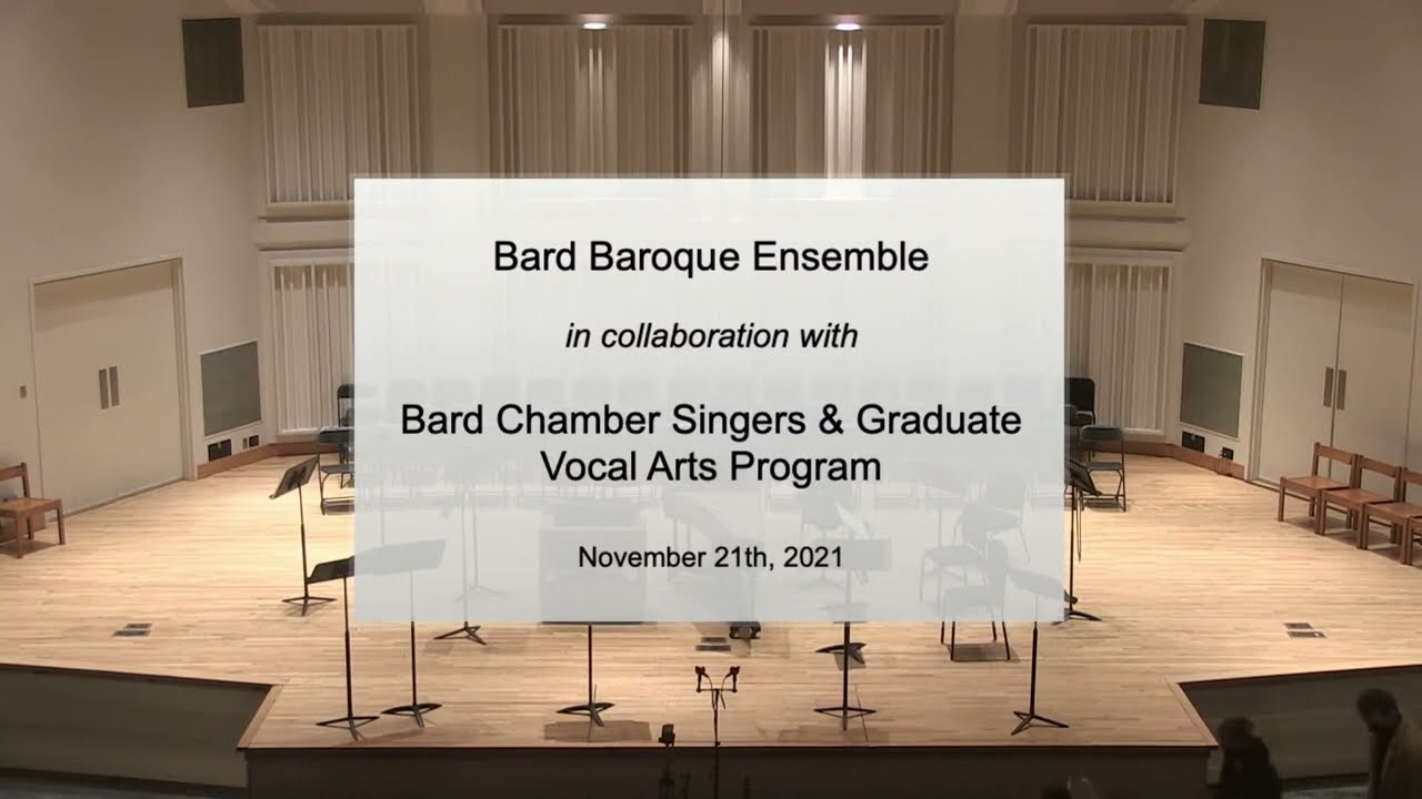 Bard Baroque Ensemble Concert - Fall 2021
