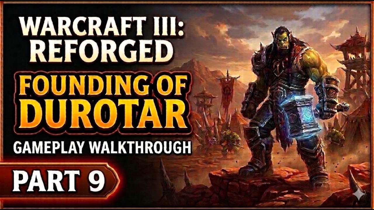 Warcraft 3 Reforged Gameplay Walkthrough - Bonus - Founding of Durotar - Part 9 1440p 60fps