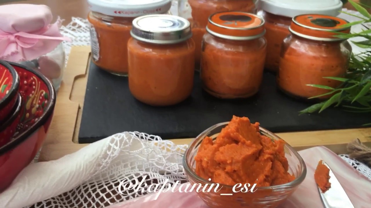 Her Yemeğin Yanına Yakışan Bu Pratik Sosa Bayılacaksınız ll AJVAR SOS ll Kış Hazırlıkları