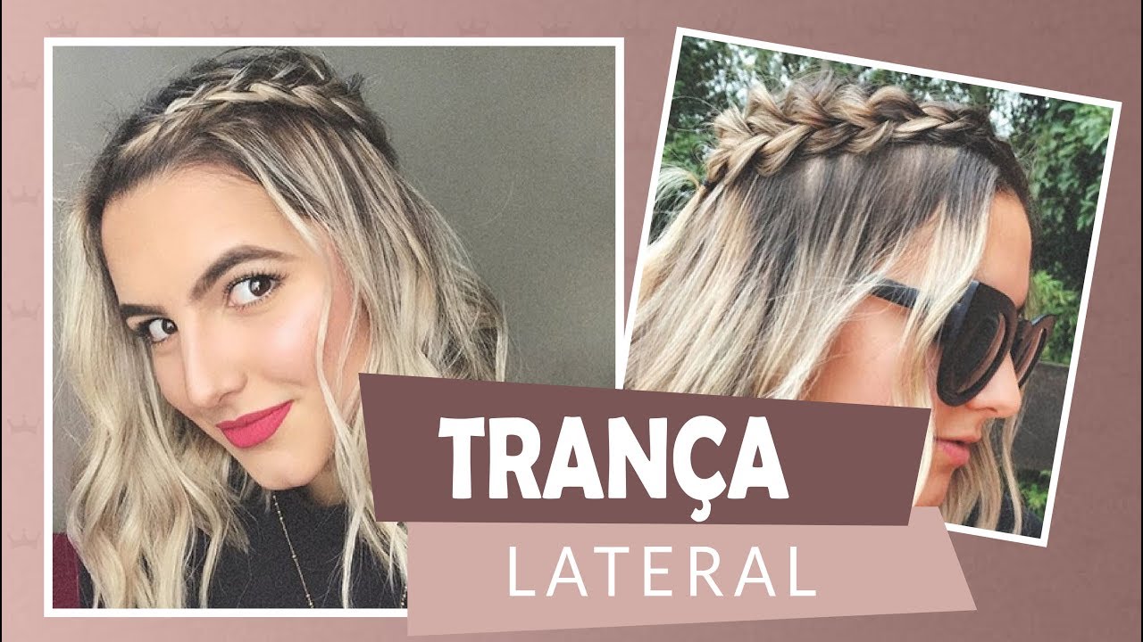 Como faço minha trança lateral