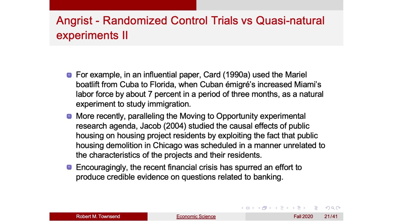 Lecture 1: Economic Science