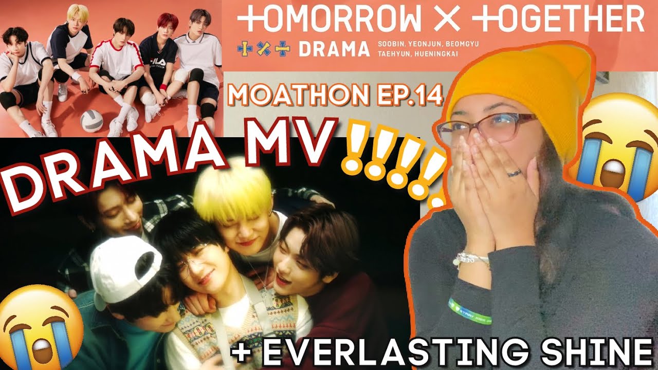 TXT - ‘Drama [Japanese Ver.]’ MV + ‘永遠に光れ (Everlasting Shine)’ REACTION | ₊˚♡ TXT MOAthon (EP.14)・+.