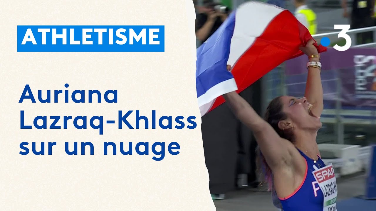 Athlétisme: Auriana Lazraq-Khlass, vice-championne d'Europe d'heptathlon