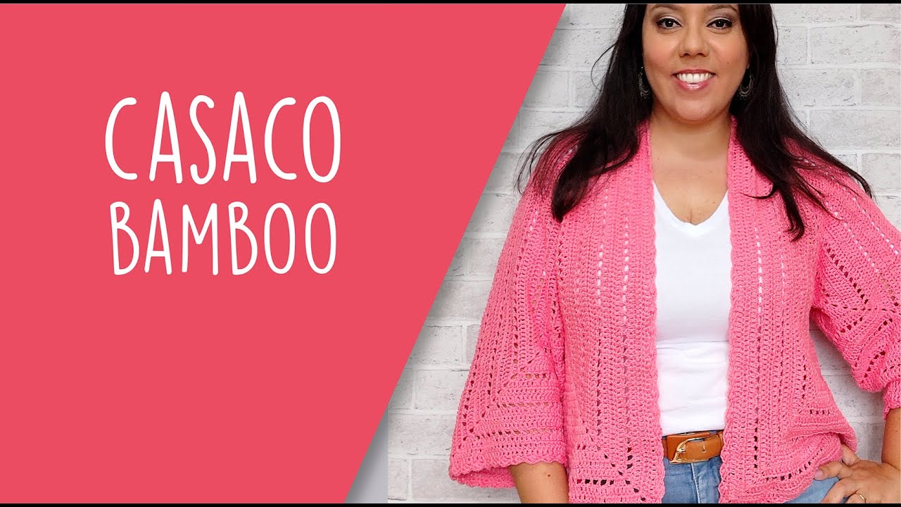 Casaco hexágono - Cisne Bamboo