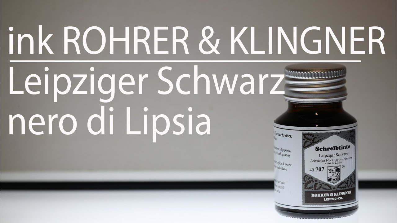 inchiostro  R&K Nero di Lipsia Rohrer & Klingner Leipziger Schwarz