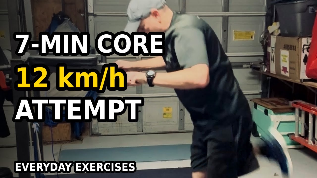 7-Minute Core Intervals + 12 km/h Attempt | Pushing the Pace 
