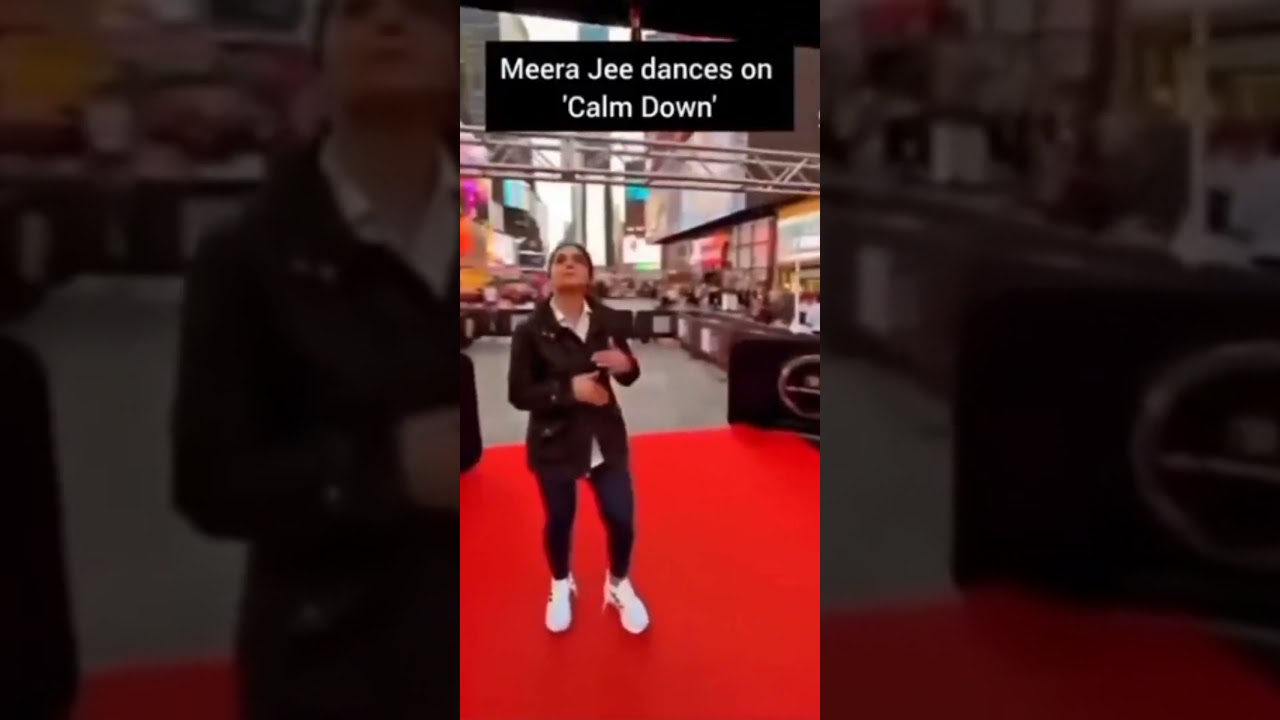 Meera Jee grooves on 'Calm Down'🤩 #calmdown #meerajee #pakistanicelebrity #pakistanshowbiz #shorts