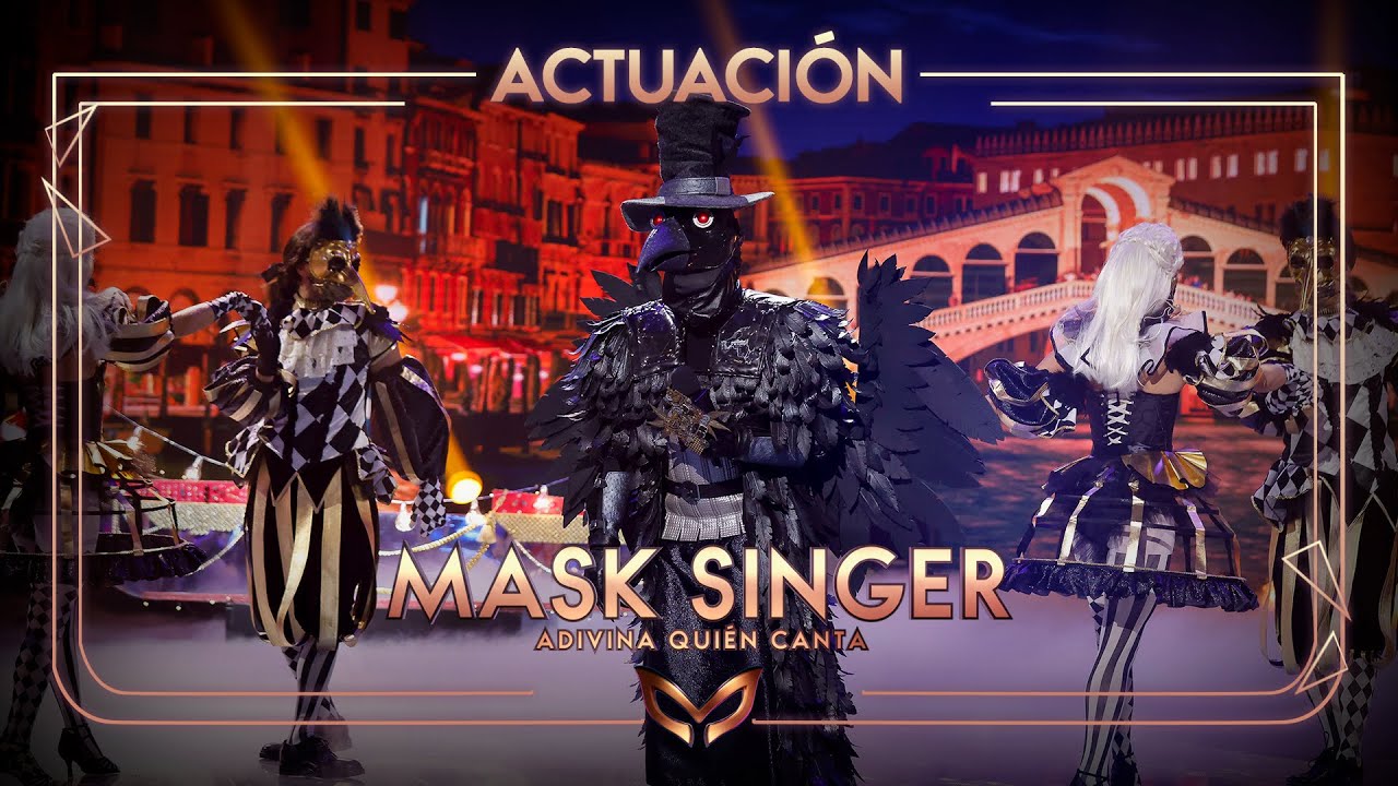 El Cuervo canta 'Piu bella cosa' de Eros Ramazzotti | Mask Singer: Adivina quién canta
