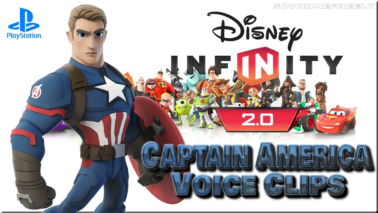 Все озвученные фрагменты Капитана Америки • Disney Infinity 3.0 • (Роджер Крейг Смит) Все озвучен...