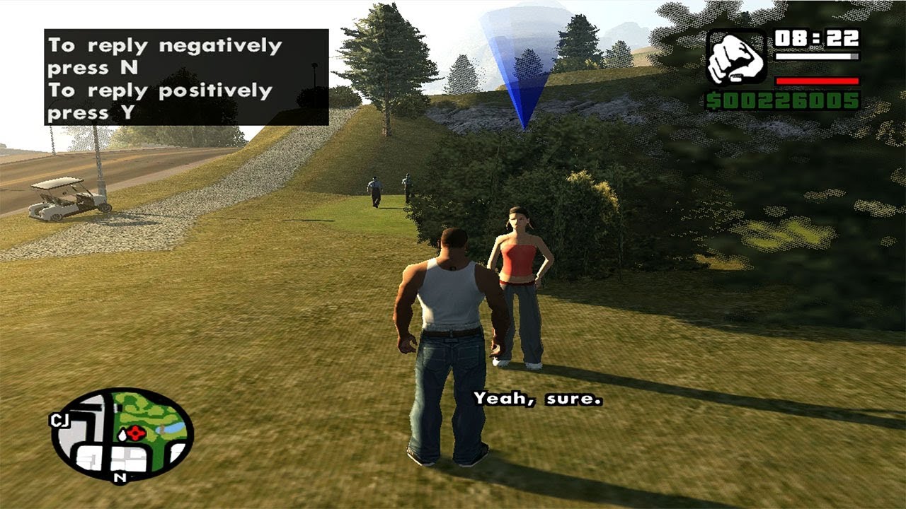 Trik unik GTA SA.
