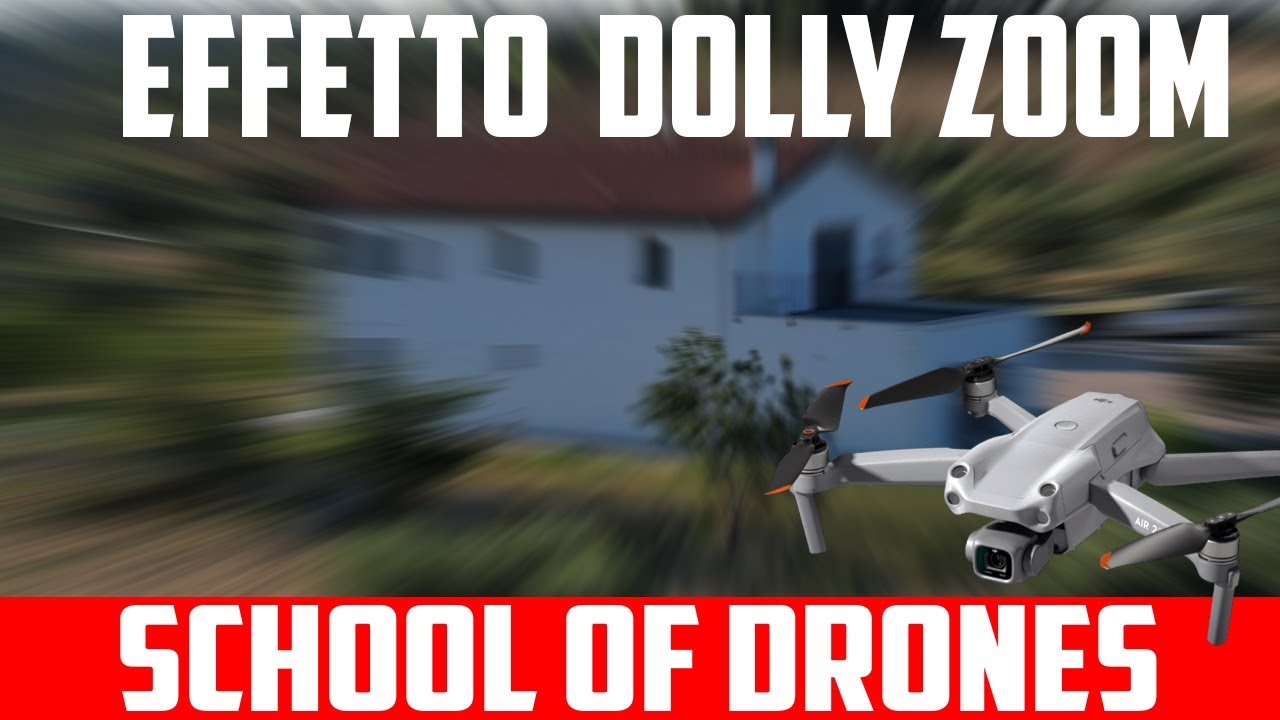 Come creare l'effetto DOLLY ZOOM / VERTIGO con il TUO DRONE | SCHOOL OF DRONES EP. 3