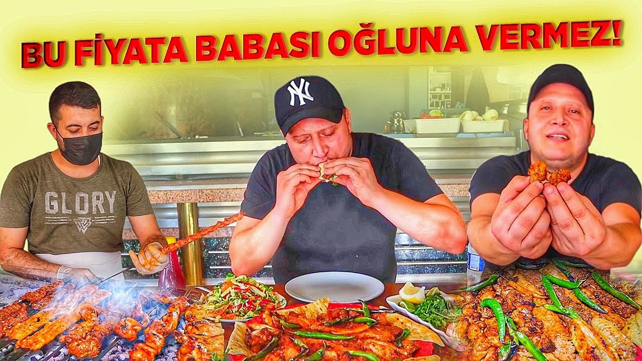 1 KİLO 250 GR KEBAP + 3 SALATA 4 EKMEK BEDAVA !! | İnanılmaz Fiyata | Adana Sokak Lezzetleri