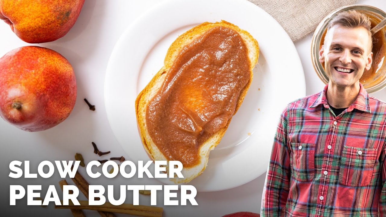 Slow Cooker Pear Butter