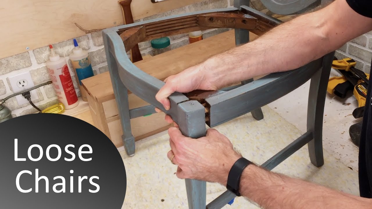 Как починить расшатанные стулья | Реставрация деревянной мебели