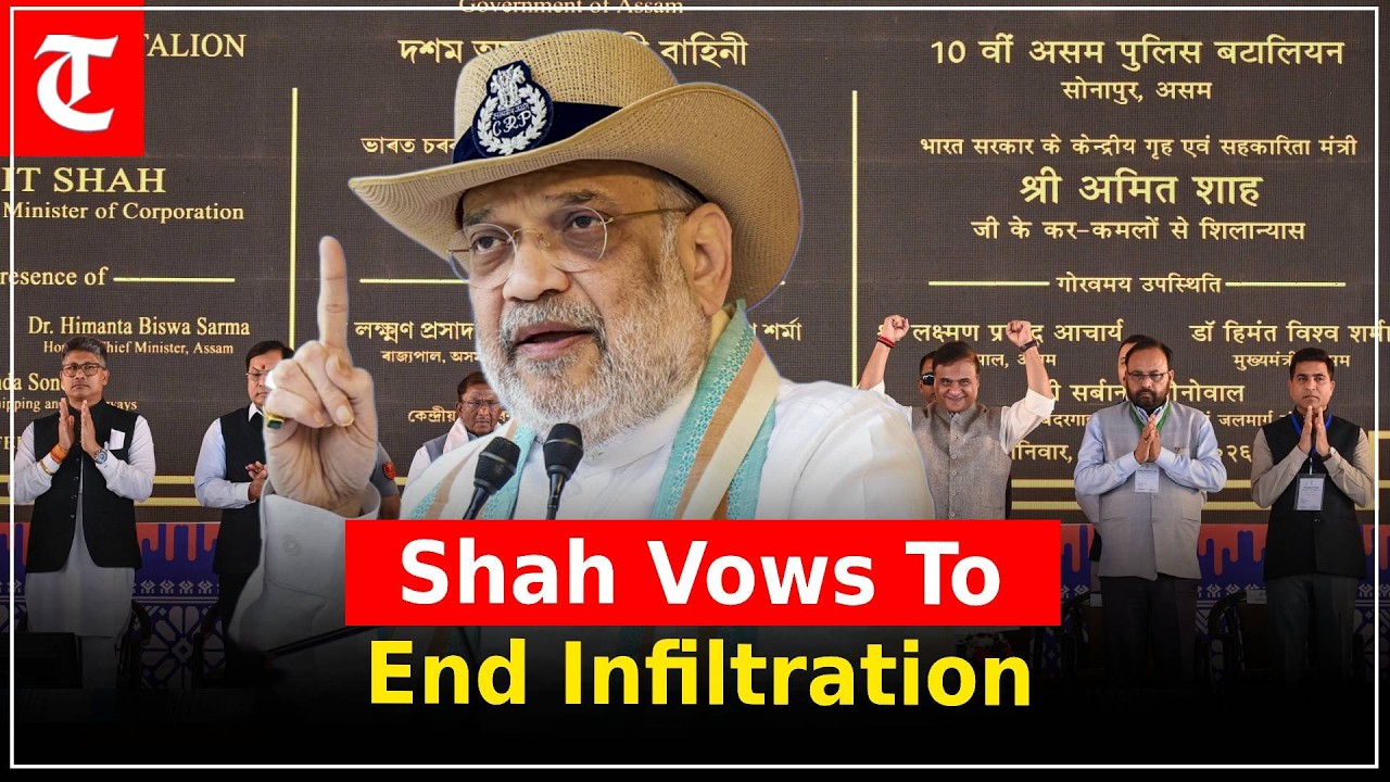 Amit Shah Raises Infiltration Issue in Assam’s Kamrup, Seeks Five More Years for BJP