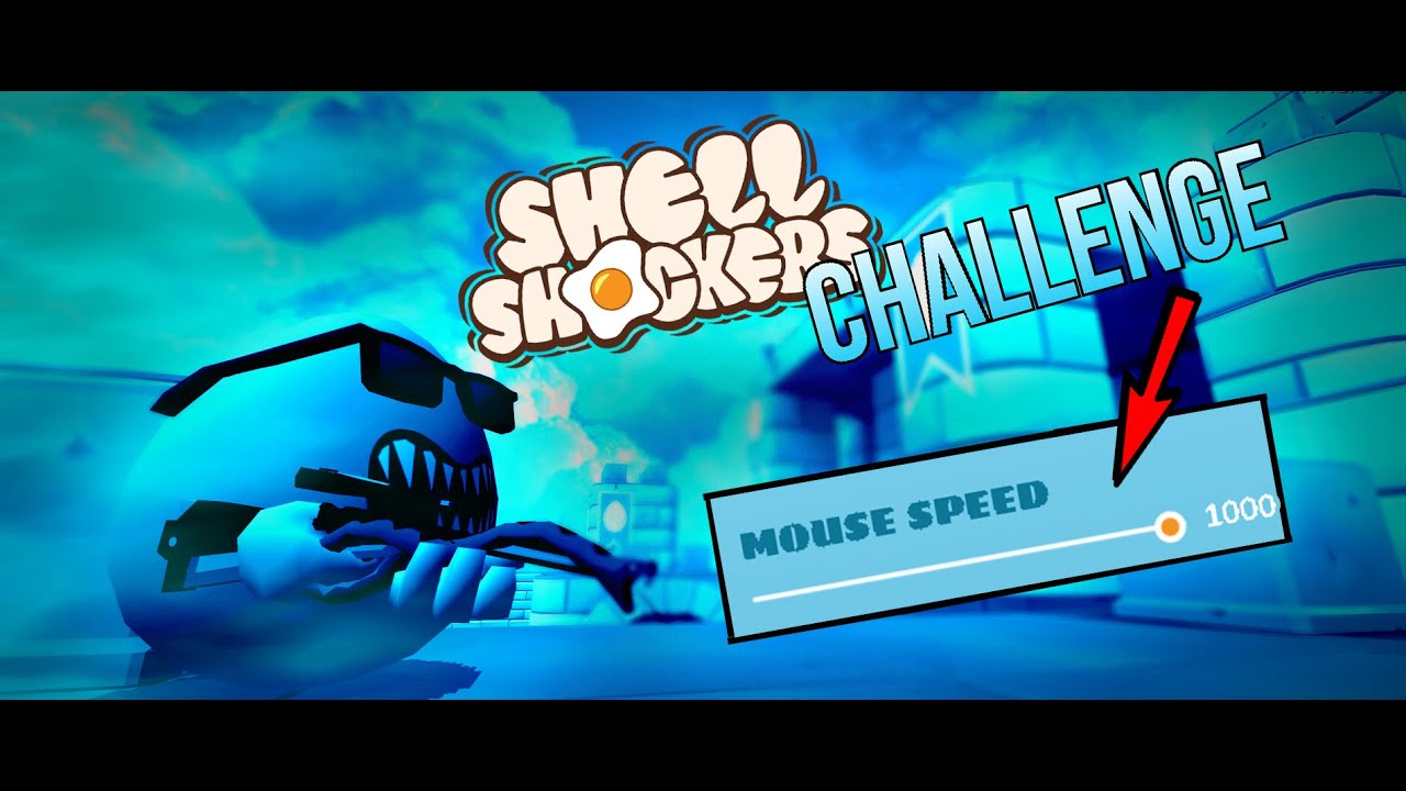 1,000 SENSITIVTY CHALLENGE! | Shell Shockers Challenge