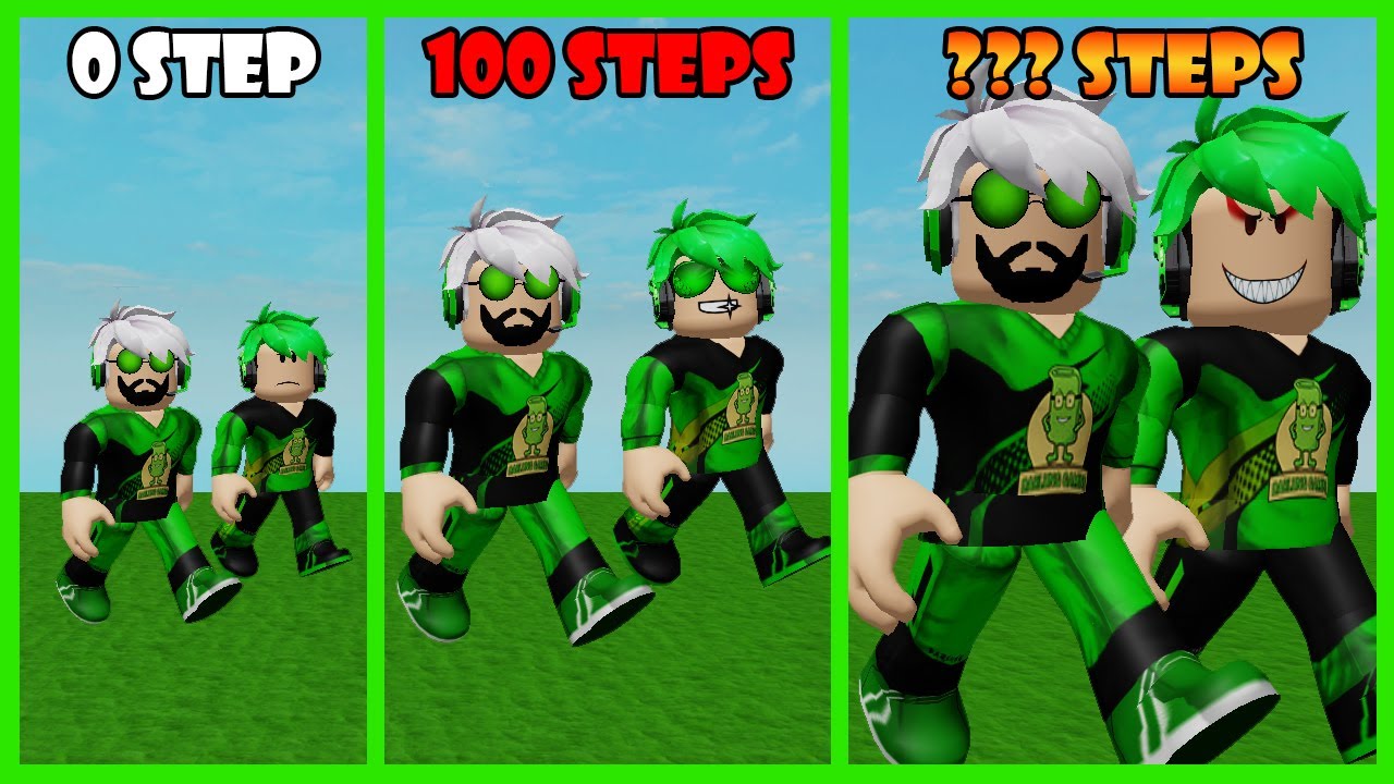 Darlung & Wak Darlung Berubah Jadi Raksasa Setiap Kali Melangkah Di Roblox