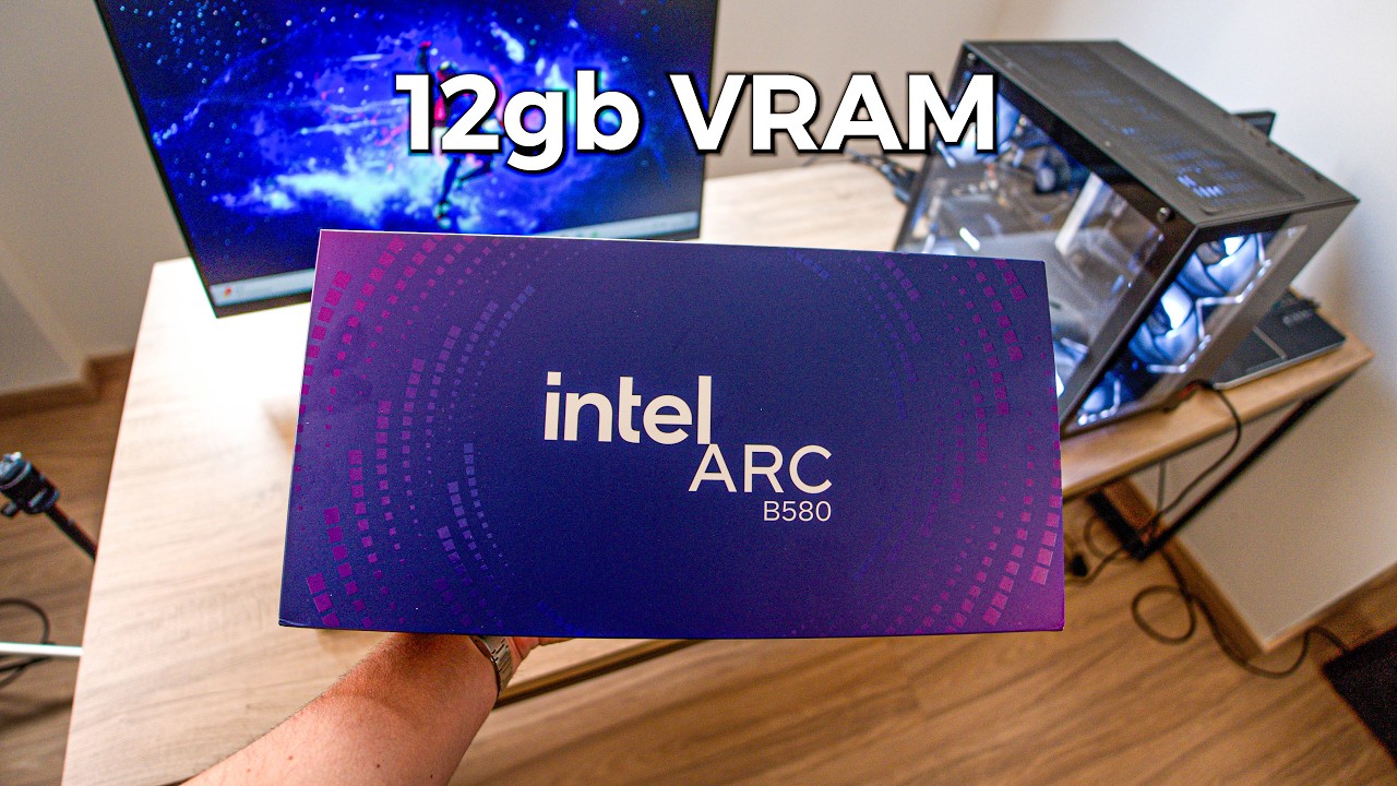 comprei a placa de vídeo Custo Benefício abaixo dos R$2000 da INTEL - Arc B580