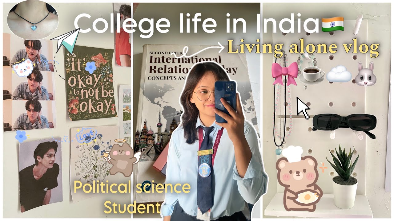 Days in my life as a political science student living alone in india 🇮🇳 I tried vlogging for a week
